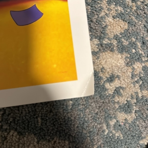 DISNEY LOVERS Aladdin Disney Store Exclusive Diamond Edition Lithograph Set of 4 - Picture 8 of 9